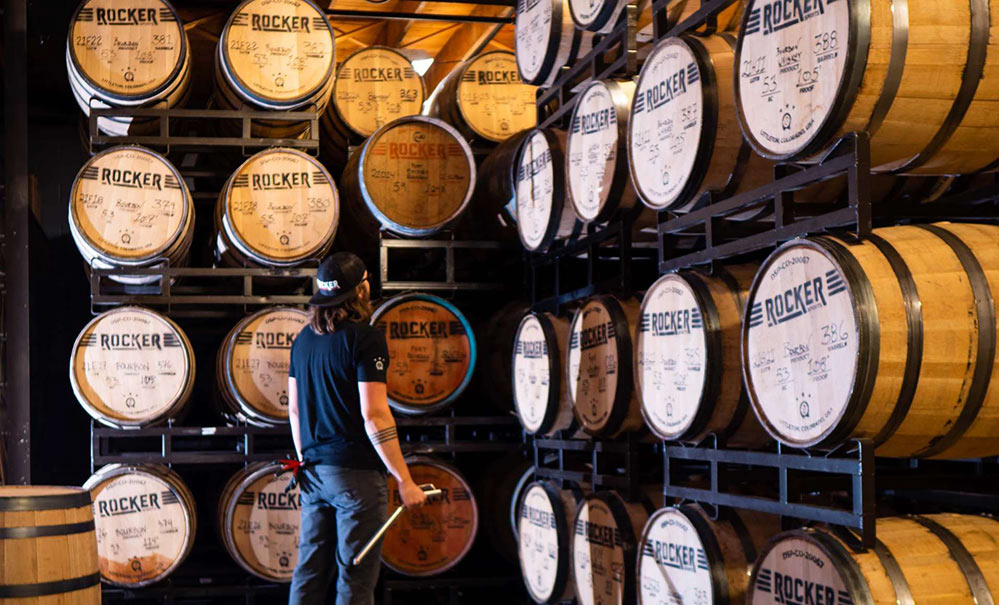 many beer barrels